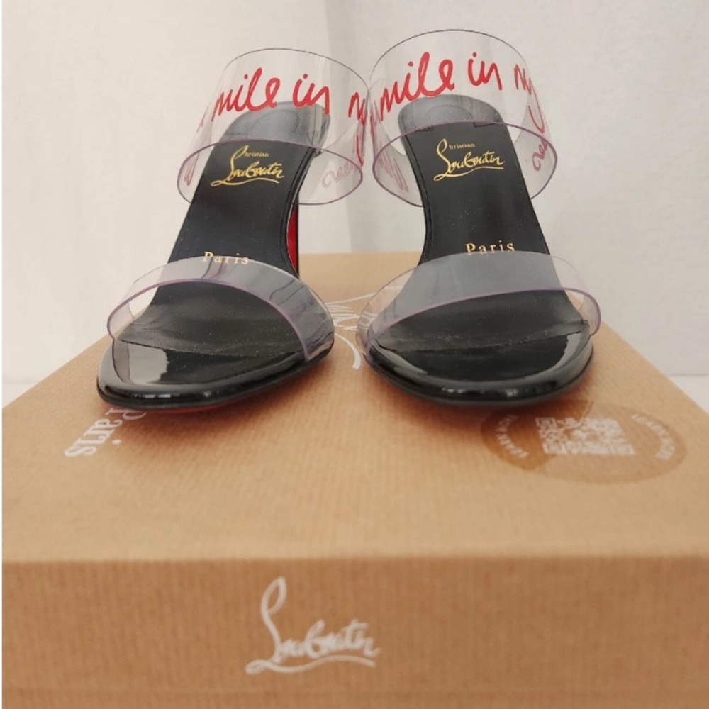 Christian Louboutin Just Walking PVC Mule LIMITED EDITION